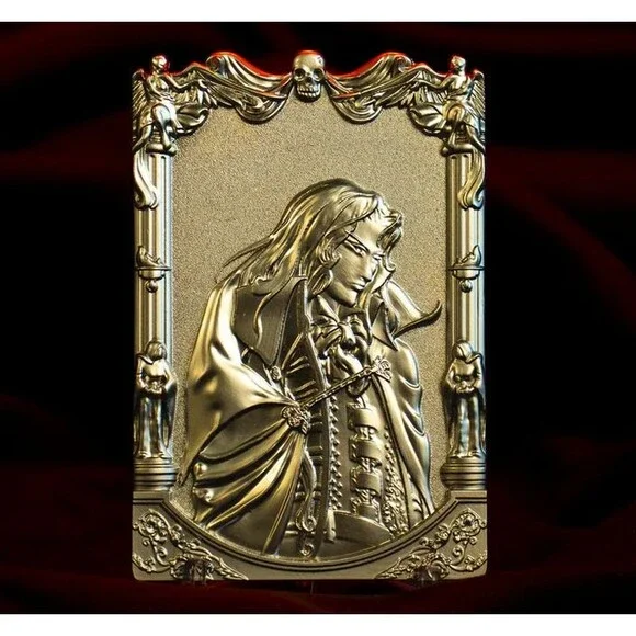 Castlevenia Alucard Maria Renard & Richter Belmont Metal Card Figurine Ingots